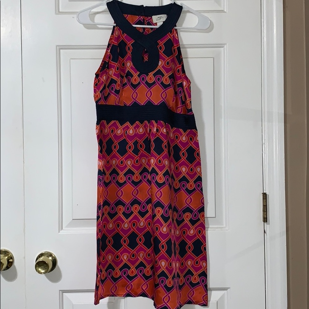 Ann Taylor Loft sleeveless summer dress sz 6